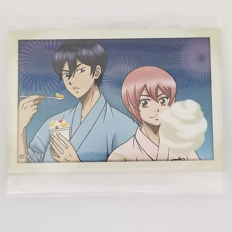 ダイヤのa 降谷 暁 小湊 春市 D賞 夏の思い出写真缶バッジ 写真立て風 K Book