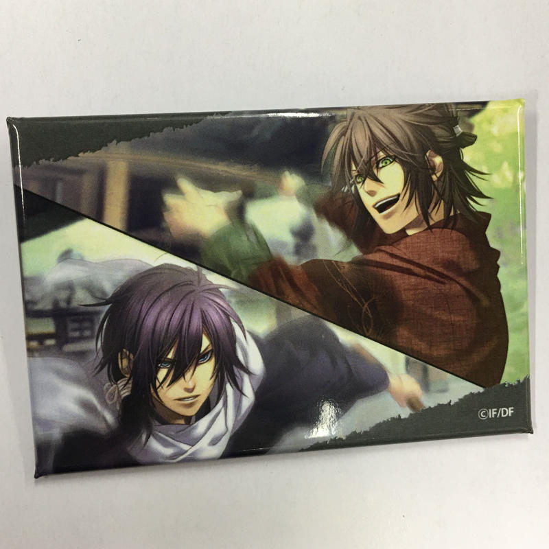 薄桜鬼 沖田総司 斎藤一 スクエア缶バッジ K Books 池袋 ２次元グッズ通販