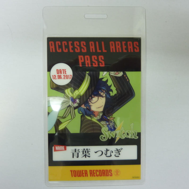 あんさんぶるスターズ 青葉つむぎバックステージパス風カード K Books 池袋 ２次元グ