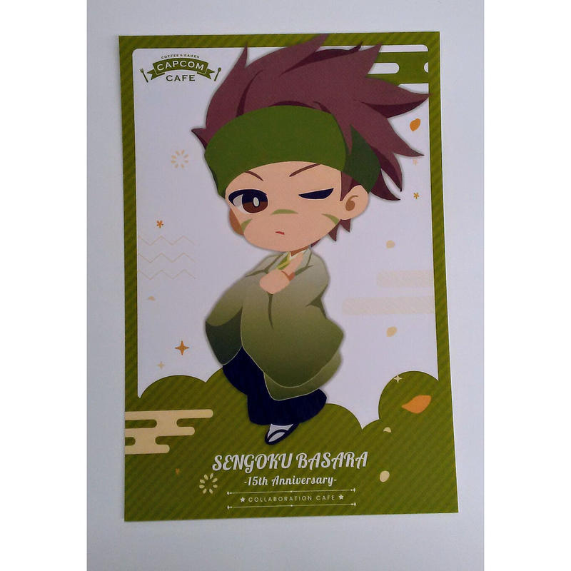 戦国basara 戦国basara カプコンカフェ ブロマイド風ポストカード 猿飛佐助 K