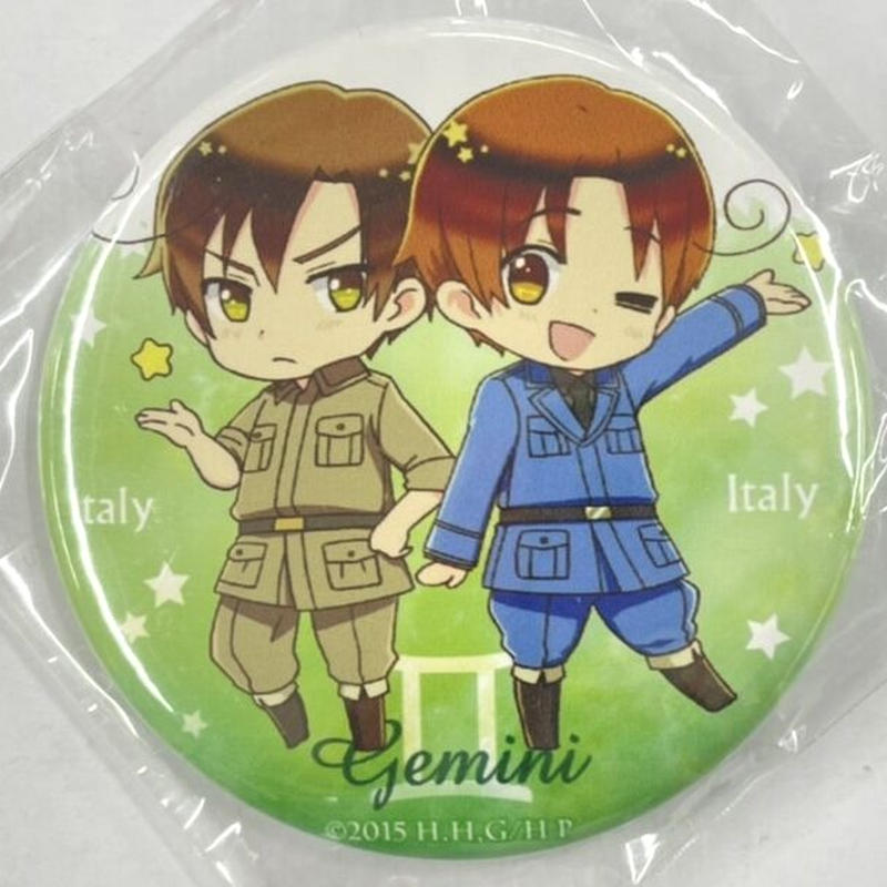 傷み有り 日丸屋秀和 ヘタリア ヘタリア The World Twinkle 缶バッ