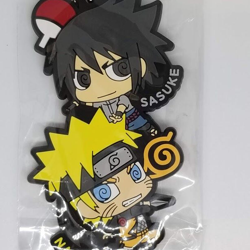 Naruto ナルト サスケ 疾風伝 もういっちょ ラバーマスコットでツーマンセルだってばよ