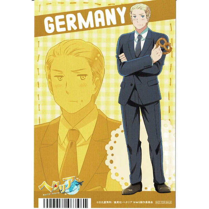 ヘタリア World Stars ドイツ アニメイト 配信記念フェア 購入特典 イラストカード