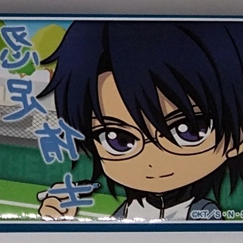 テニスの王子様 忍足 侑士 新テニスの王子様 トレーディングスクエア缶バッジ カメラサインve