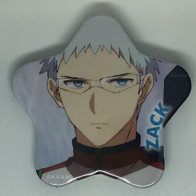 細かいキズ有 彼方のアストラ ザック ウォーカー 星型缶バッジ K Books 池袋