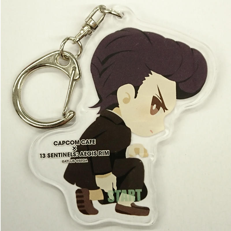十三機兵防衛圏 十三機兵防衛圏 カプコンカフェ アクリルキーホルダー 緒方稔二 K Boo