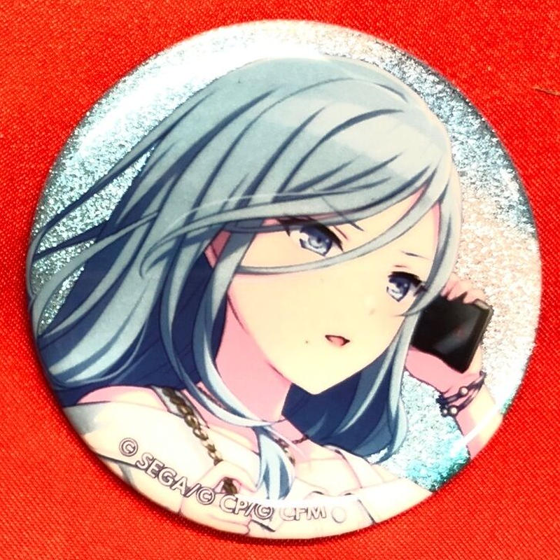 プロジェクトセカイ 日野森雫 プロセカ グリッター缶バッジ イベント プロジェクトセカイ 日野森雫 プロセカ グリッター缶バッジ イベント