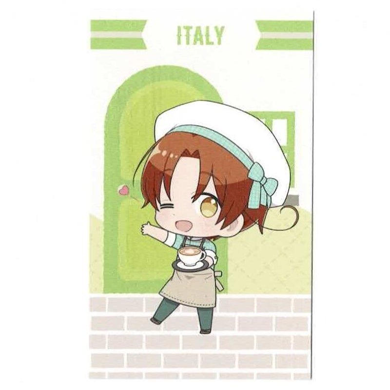 ヘタリア World Stars アニメイトカフェ イタリア ショップカード K Book