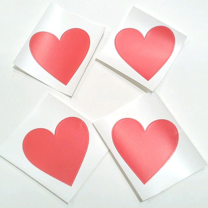 うちわ用ステッカー ハート K Books 池袋 ２次元グッズ通販