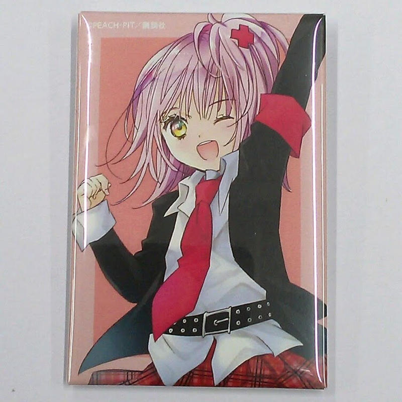 しゅごキャラ 日奈森あむ Theキャラshop 連載15周年 スクエア缶バッジ K B