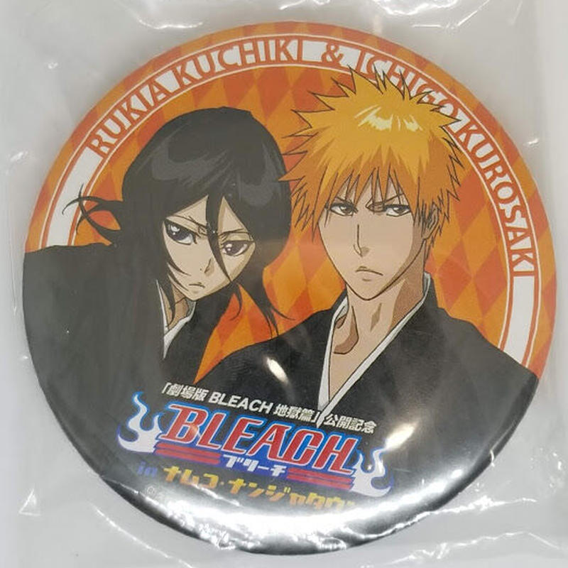 Bleach 黒崎一護 朽木ルキア劇場版 Bleach 地獄篇 公開記念 缶バッジ K B