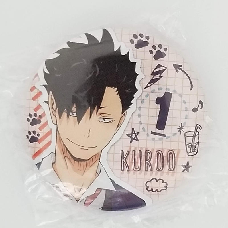 ハイキュー 黒尾 鉄朗 ハイキュー 缶バッジ 制服 K Books 池袋 ２次元グ