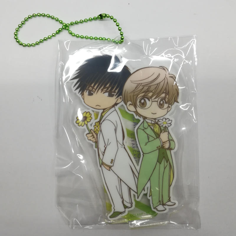 カードキャプターさくら クリアカード編 木之本桃矢 月城雪兎 アクリルスタンドキーホルダー