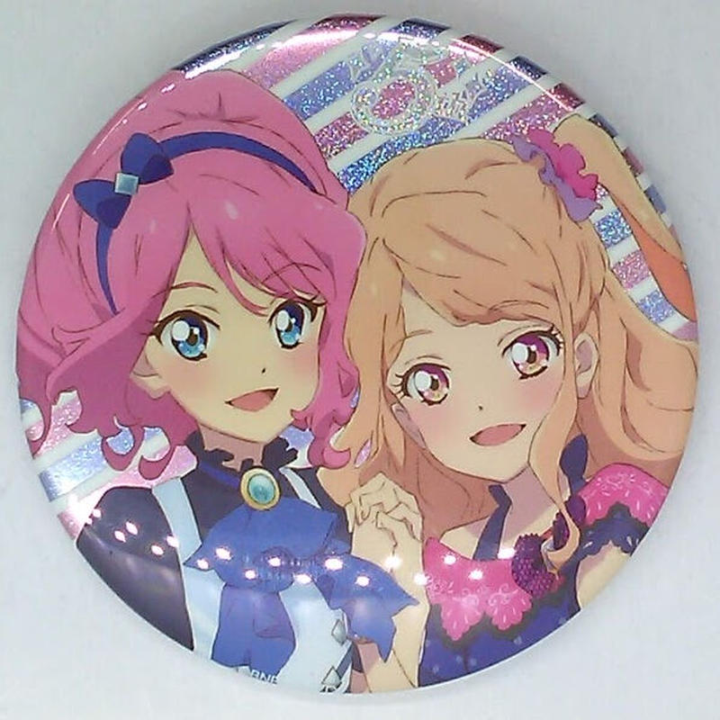 アイカツ ローラ 真昼 アイカツ 5th フェスティバル グリッター缶バッジ K Bo