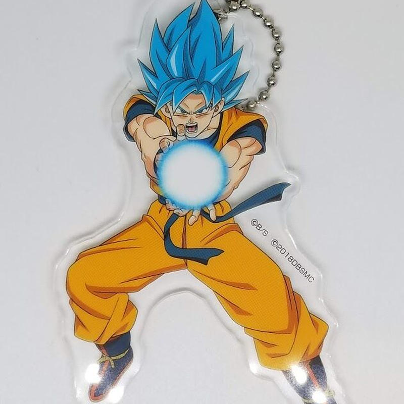 ドラゴンボール 超サイヤ人ゴッド超サイヤ人 孫悟空 ローソン限定ドラゴンボール超アクリルキーホ