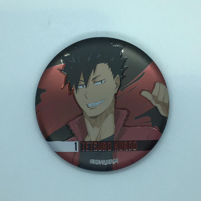 ハイキュー 黒尾 鉄朗 メモリアル缶バッジ 音駒 デコレーション仕様 K Books ハイキュー 黒尾 鉄朗 メモリアル缶バッジ 音駒 デコレーション仕様 K Books