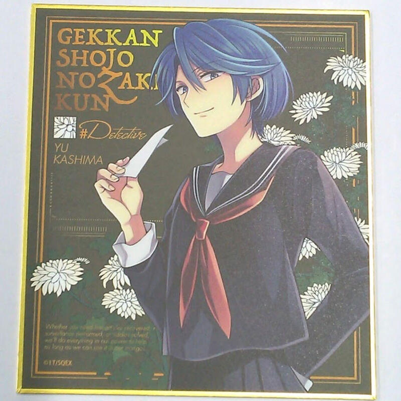 月刊少女野崎くん 鹿島 遊 10周年記念ショップ トレーディング色紙 Detective
