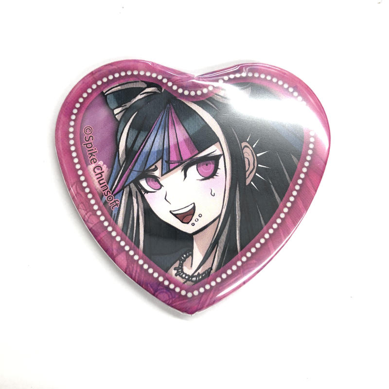 ダンガンロンパ ナンジャタウン テレ顔 照れ顔 ハート缶バッジ 七海千秋 ダンガンロンパ 七海千秋 テレ顔ハート缶バッジ ナンジャタウン