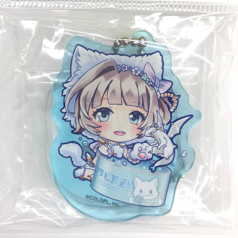 白猫プロジェクト セブンイレブン限定 描き下ろしミニキャラ にゃんこデコキー エクセリア