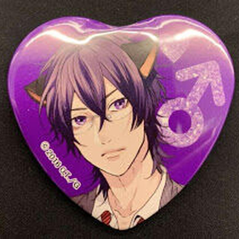 ヤリチン ビッチ部 ハート型缶バッジ 鹿谷樹 Blグッズ K Books 池袋 ２