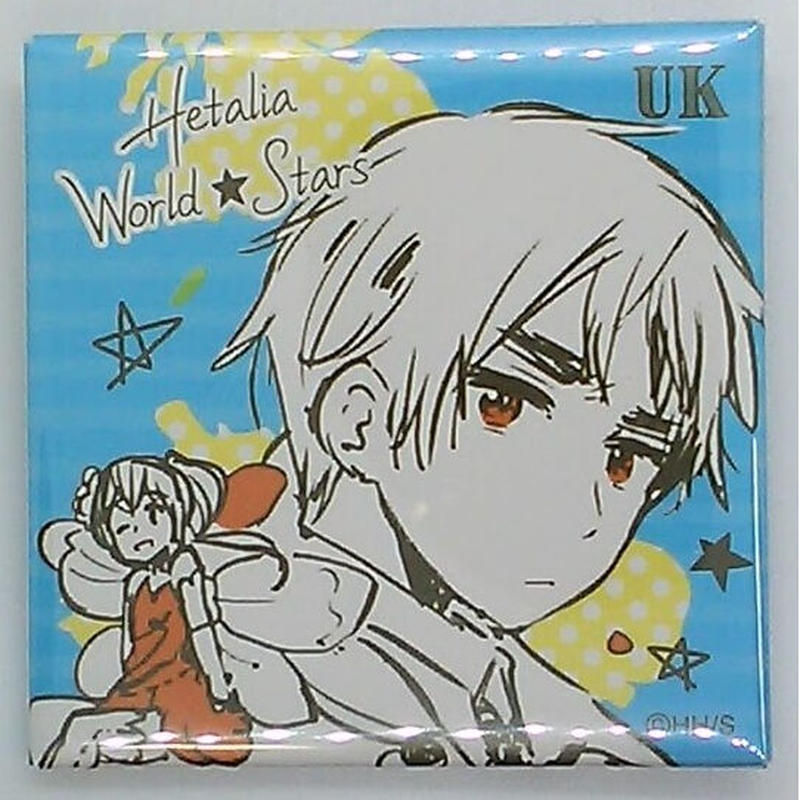 ヘタリア World Stars イギリス スクエア缶バッジ アニメガ限定 K Book