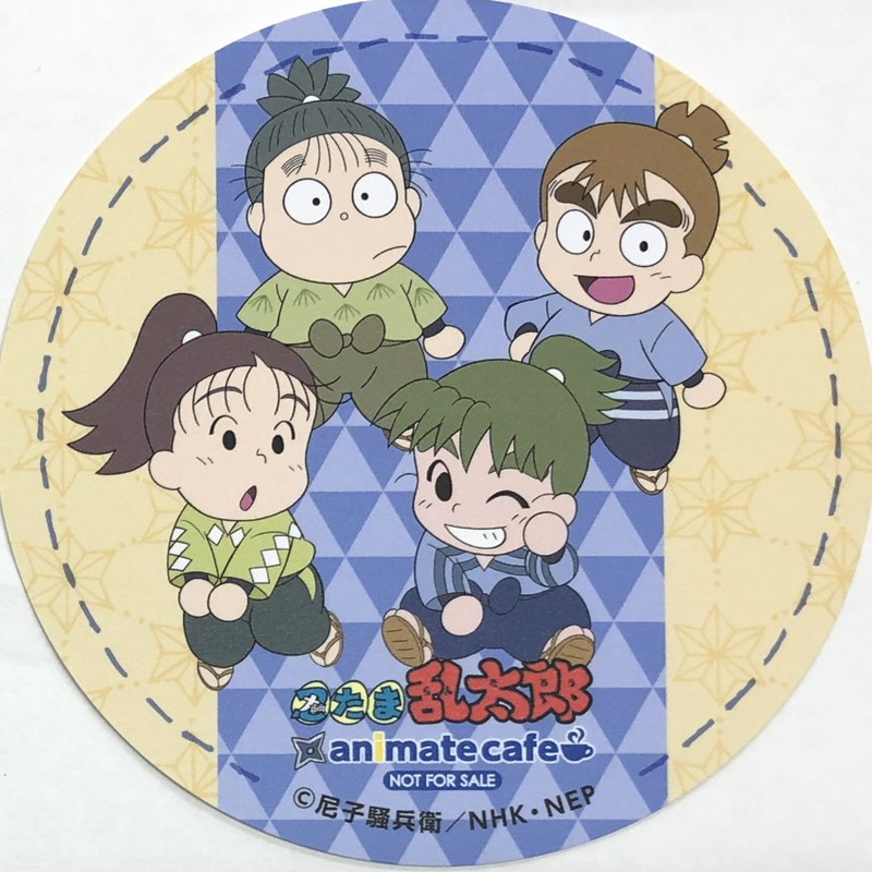 忍たま乱太郎 二年生 アニメイトカフェコラボ第3弾 特典コースター K Books 池袋