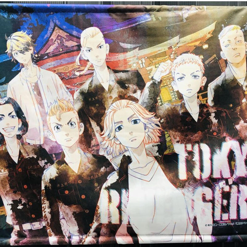 東京卍リベンジャーズ 集合あたりツキ トレーディング缶バッジ ラストワンb２タペストリー