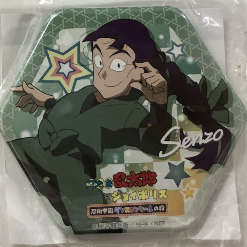 忍たま乱太郎 立花仙蔵 ジョイポリスコラボ 六角缶バッジ 二の段 K Books 池袋