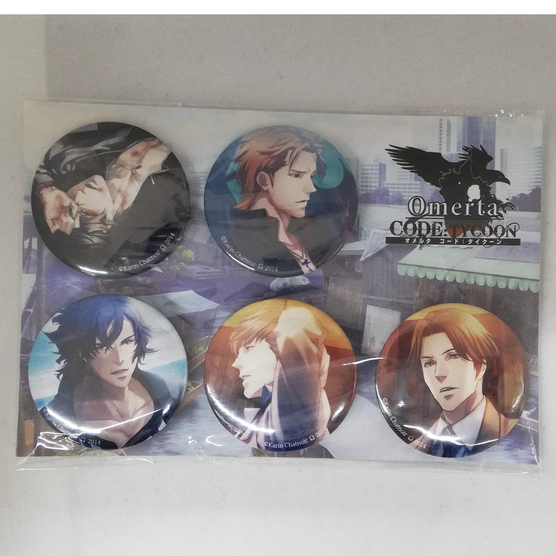状態悪し オメルタ Code Tycoon スチル缶バッジd Blグッズ K B