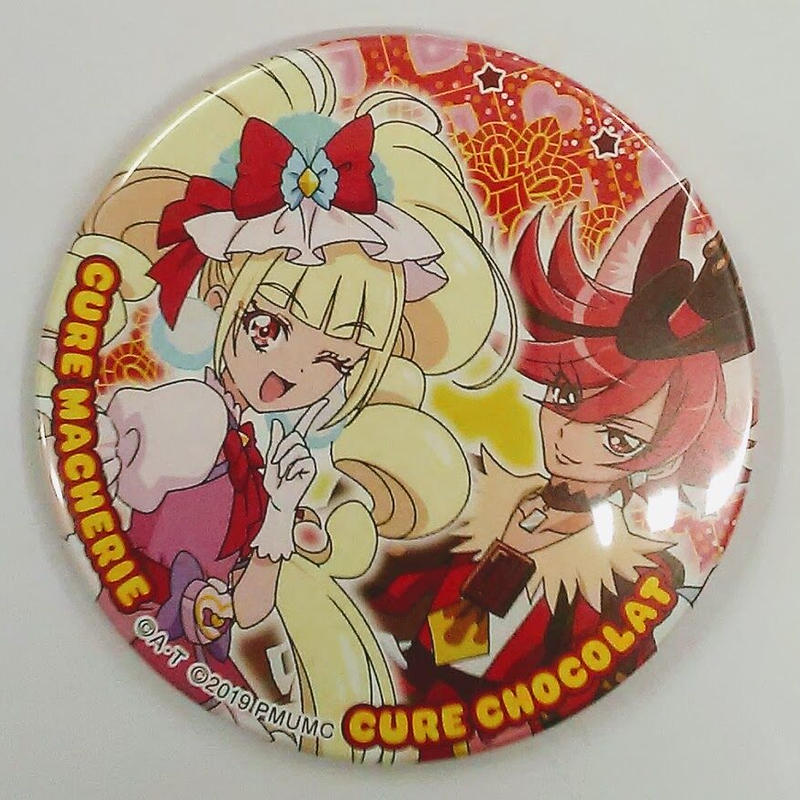 プリキュアミラクルユニバース キュアショコラ キュアマシェリ 缶バッジ K Books 池