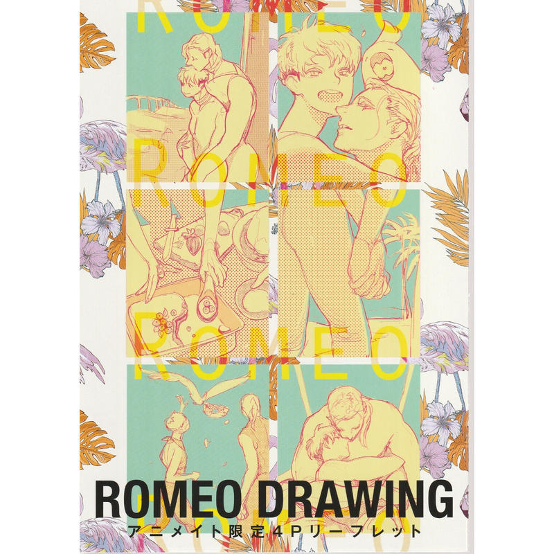 わたなべあじあ Romeo Drawing アニメイト限定特典リーフレット Blグッズ