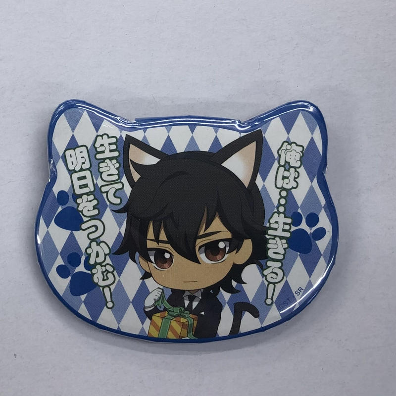 機動戦士ガンダム00 刹那 セリフ入りネコ型缶バッジ Sd K Books 池袋 ２次元