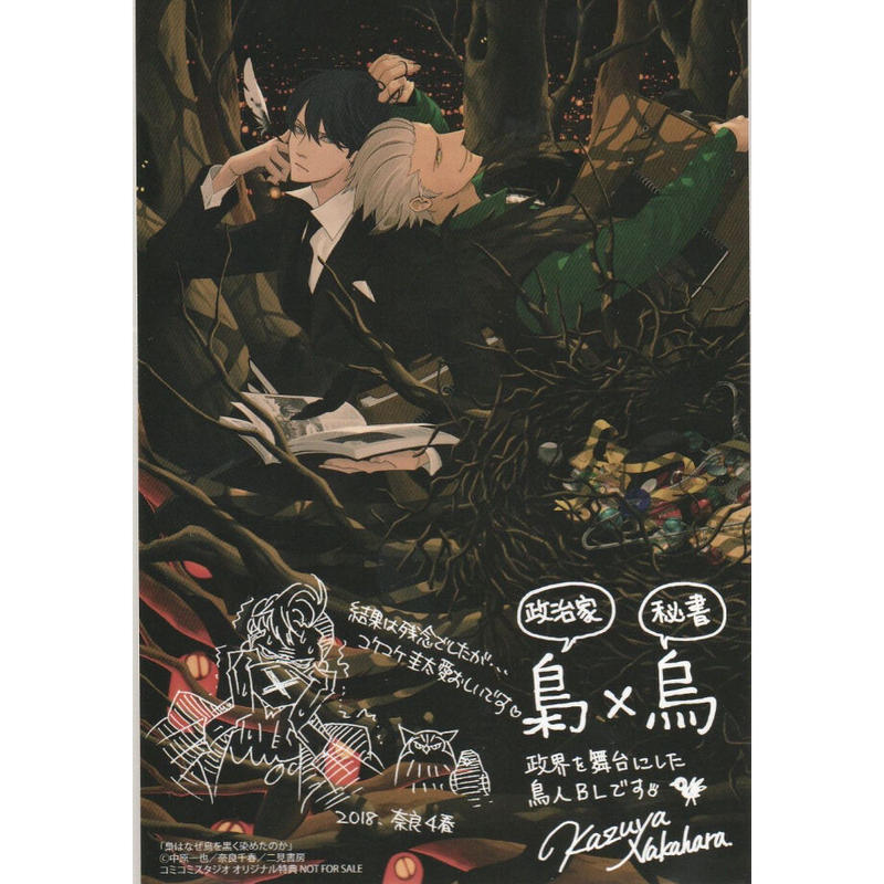 梟はなぜ鳥を黒く染めたのか 中原一也 奈良千春 ポストカード Blグッズ K Books