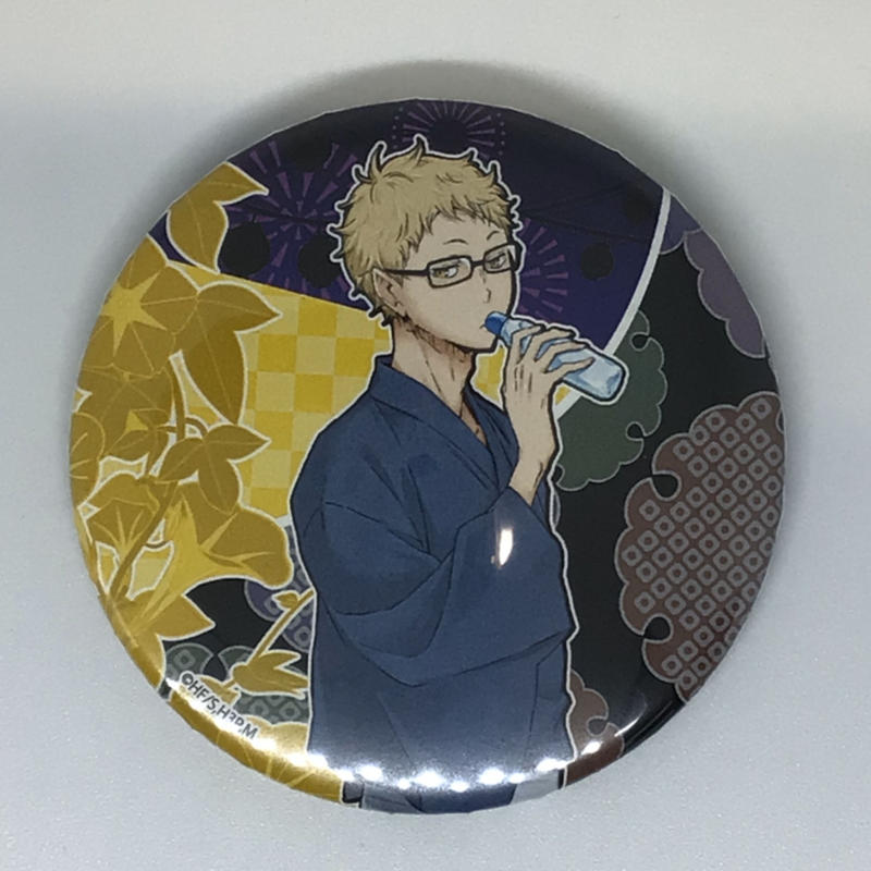 ハイキュー 月島 蛍 缶バッジ ハイキュー 01 浴衣ver K Books 池