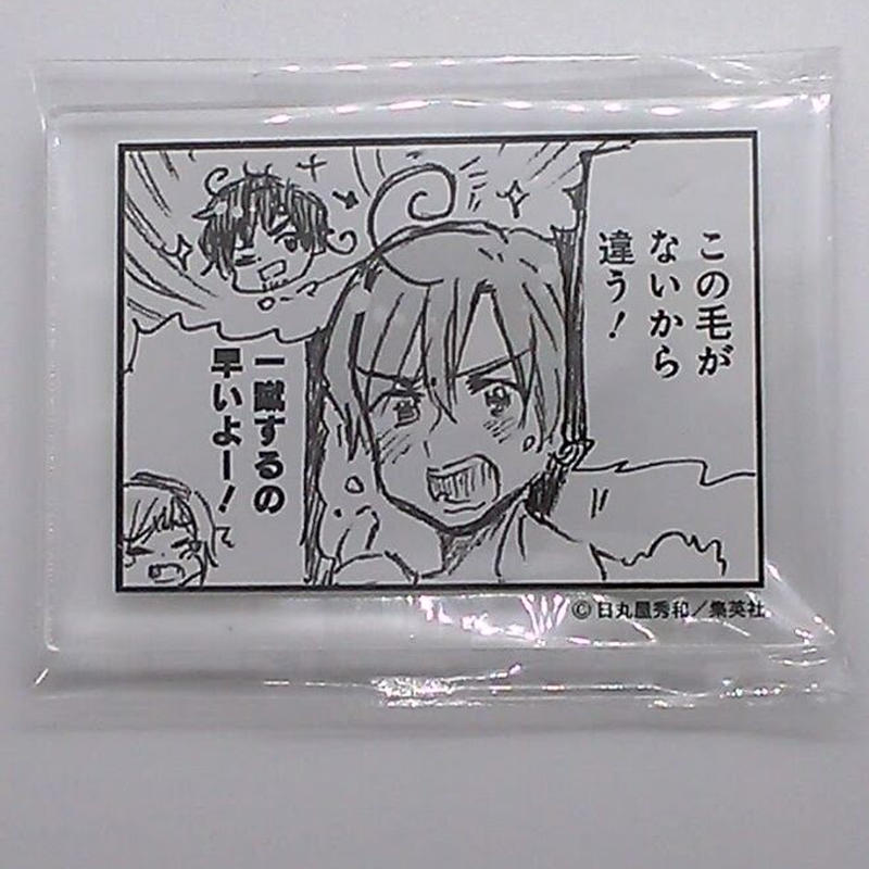 ヘタリア ロマーノ アニメイトカフェ コマ型 アクリルバッジ この毛が K Books
