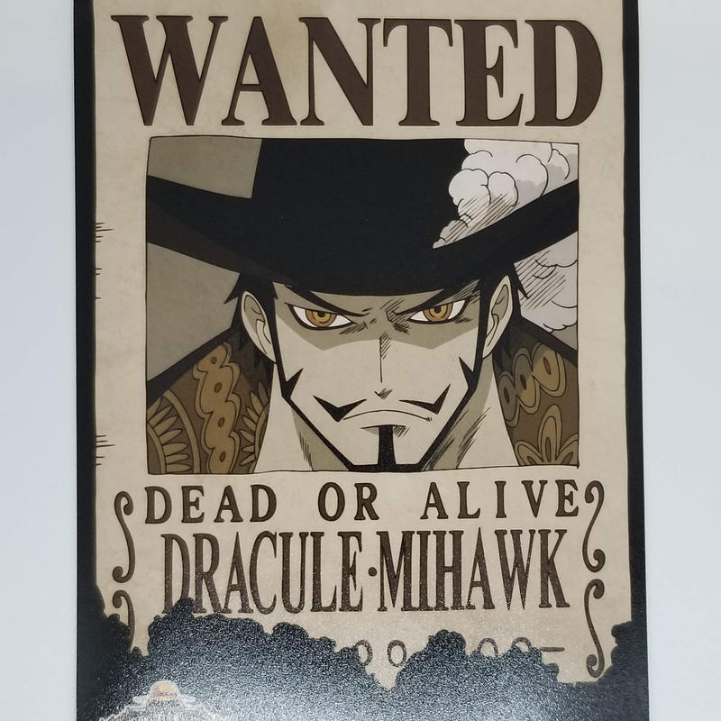 One Piece ジュラキュール ミホーク 手配書ブロマイド K Books 池袋 ２次