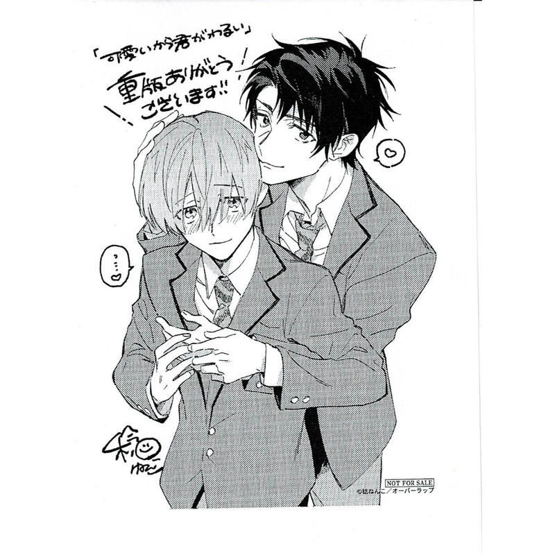 稔ねんこ 可愛いから君がわるい ペーパー Blグッズ K Books 池袋 ２次元グッズ通販