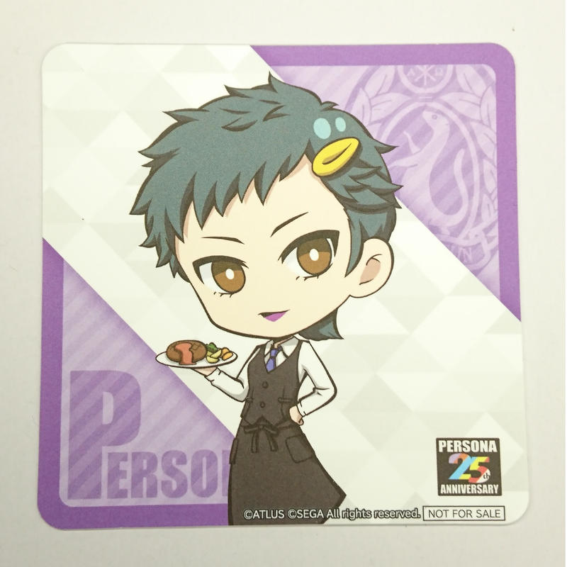 ペルソナ セガコラボカフェ ペルソナ25th 前期 メニュー特典 オリジナルコースター 黛ゆき