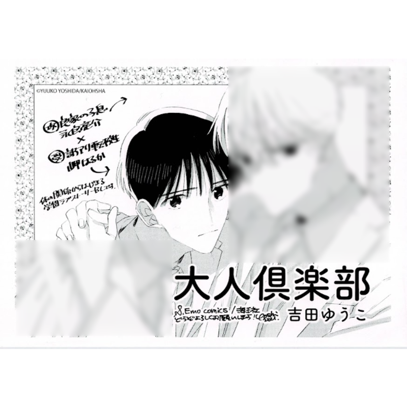 吉田ゆうこ 大人倶楽部 購入特典 ペーパー Blグッズ K Books 池袋 ２次元グ