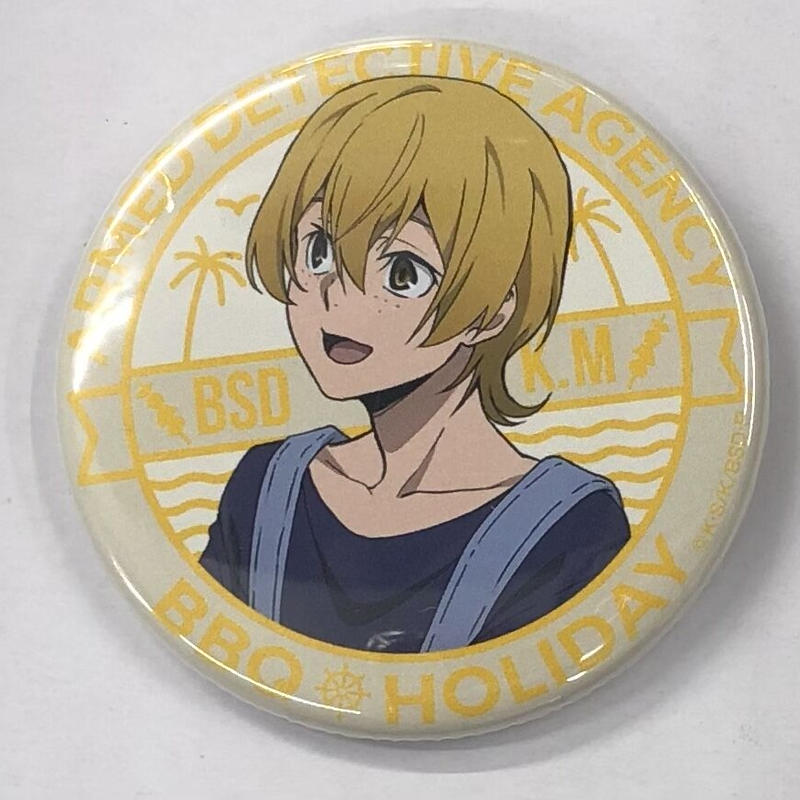 文豪ストレイドッグス 丸井出張所 シークレット 缶バッジ 宮沢賢治 q K Boo