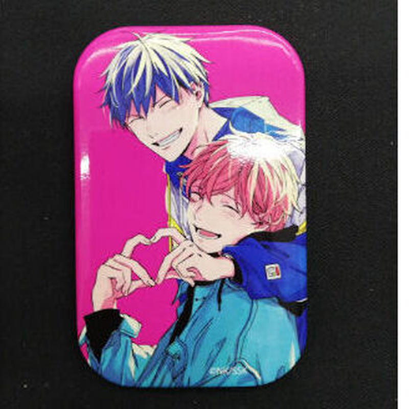 ギヴン スクエア缶バッジ 佐藤 真冬 上ノ山 立夏 Blグッズ K Books 池袋