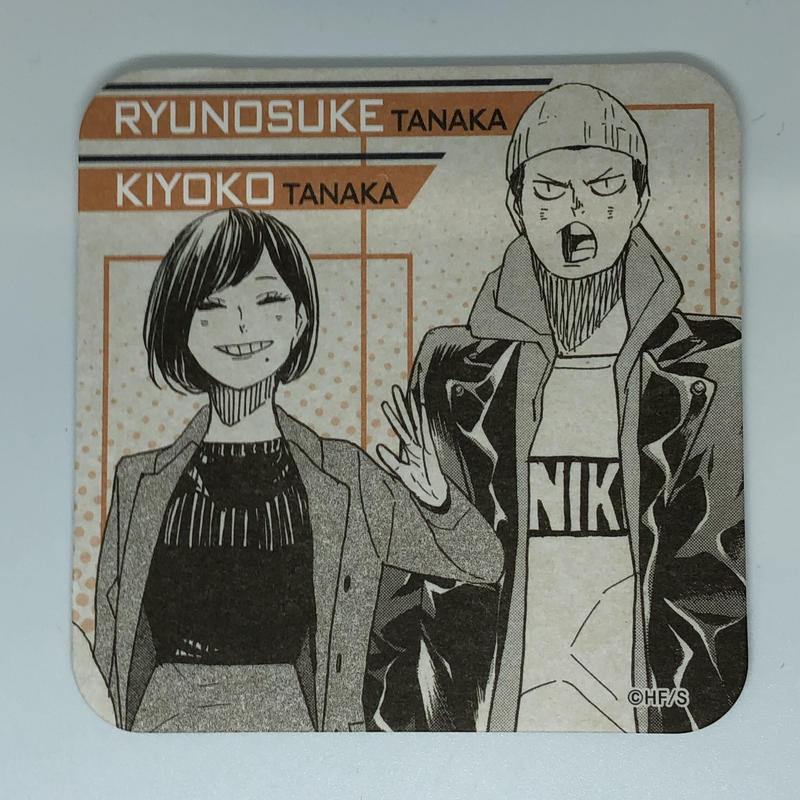ハイキュー 田中 龍之介 清水 潔子 アートコースター 第4弾 K Books 池袋