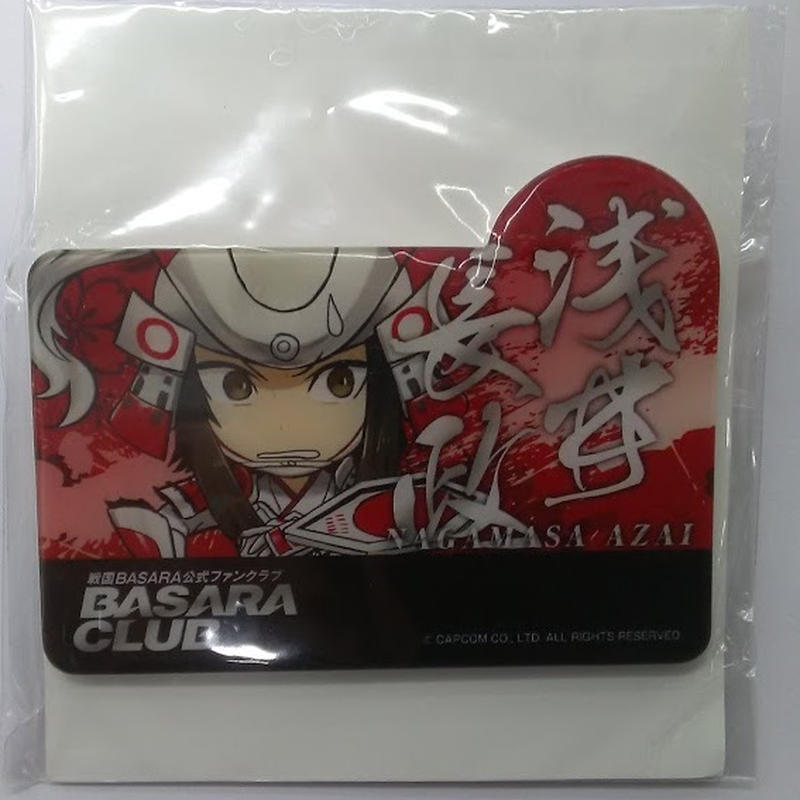 戦国basara浅井長政ネームバッジ K Books 池袋 ２次元グッズ通販