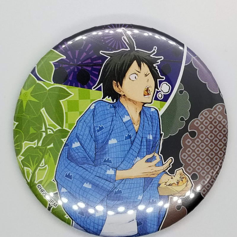 ハイキュー 山口 忠 缶バッジ ハイキュー 01 浴衣ver K Books 池