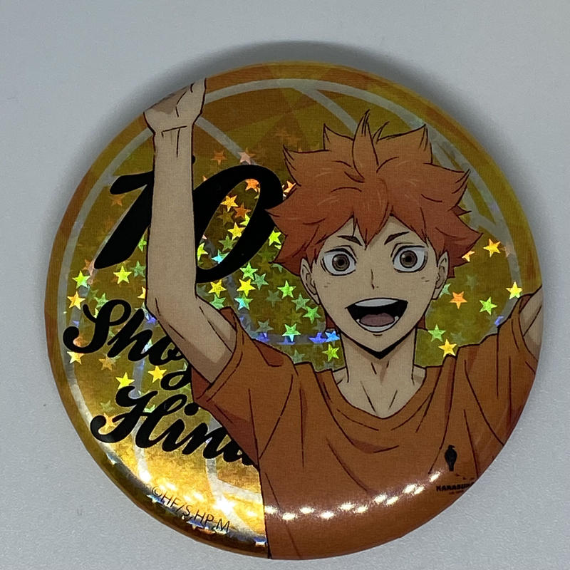 ハイキュー 日向 翔陽 トレーディングホログラム缶バッジ 紙飛行機ver K Bo