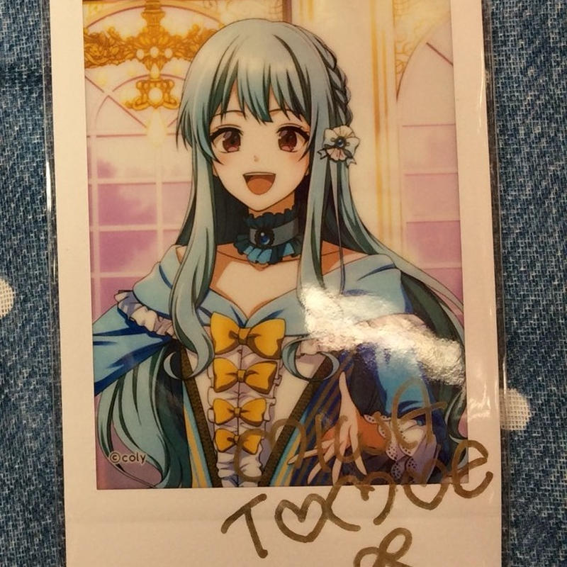オンエア 美和巴 直筆サイン入り宝石が丘歌劇団 Real Photo Le Bleuet 薔