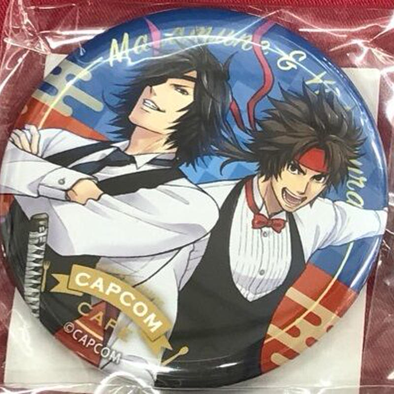 戦国basara 伊達政宗 真田幸村 カプコンカフェ 缶バッジ K Books 池袋 ２次