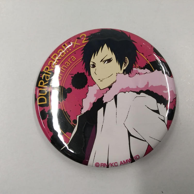 イタミ有 デュラララ 折原臨也 アニメジャパン15 缶バッジ K Books 池袋