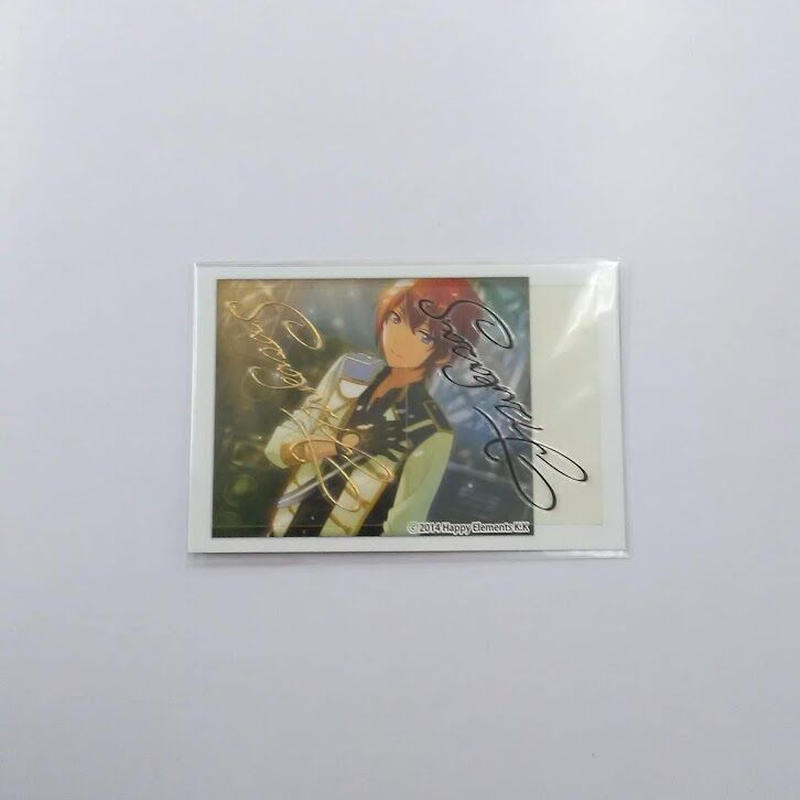 あんさんぶるスターズ 朱桜司サインステッカー 金 黒サイン K Books 池袋 ２次元