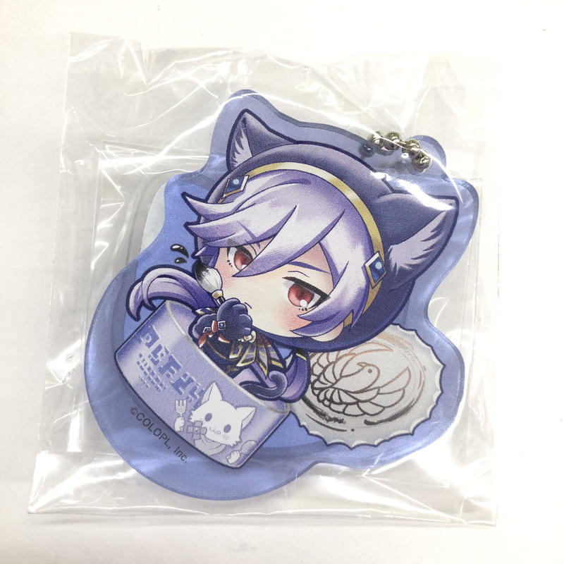 白猫プロジェクト セブンイレブン限定 描き下ろしミニキャラ にゃんこデコキー ユキムラ K